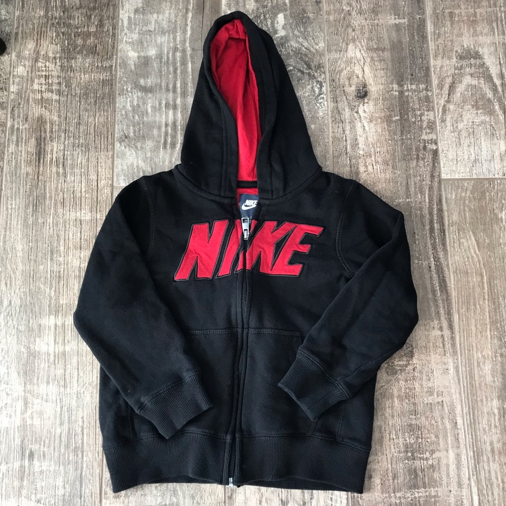 Nike Boys Zip Up Jacket Hoodie Sweatshirt